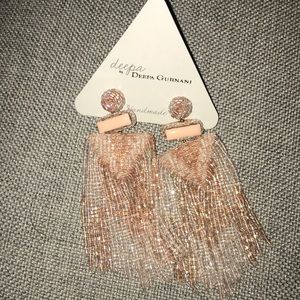 NWT never worn Deepa blush Jody earrings